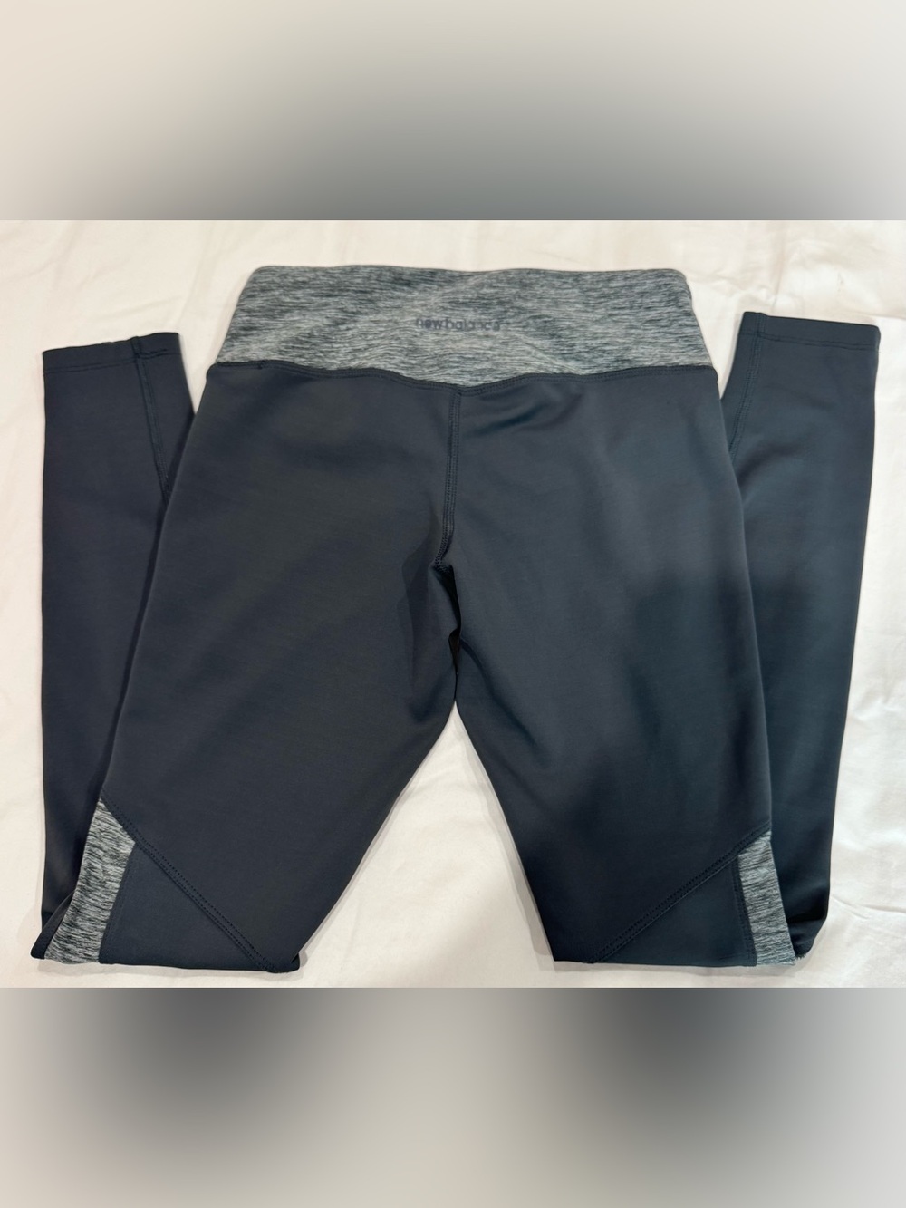 New Balance black and gray athletic leggings